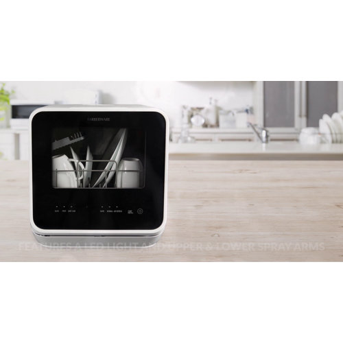 Farberware Compact Portable Countertop Dishwasher, 5L Builtin Water